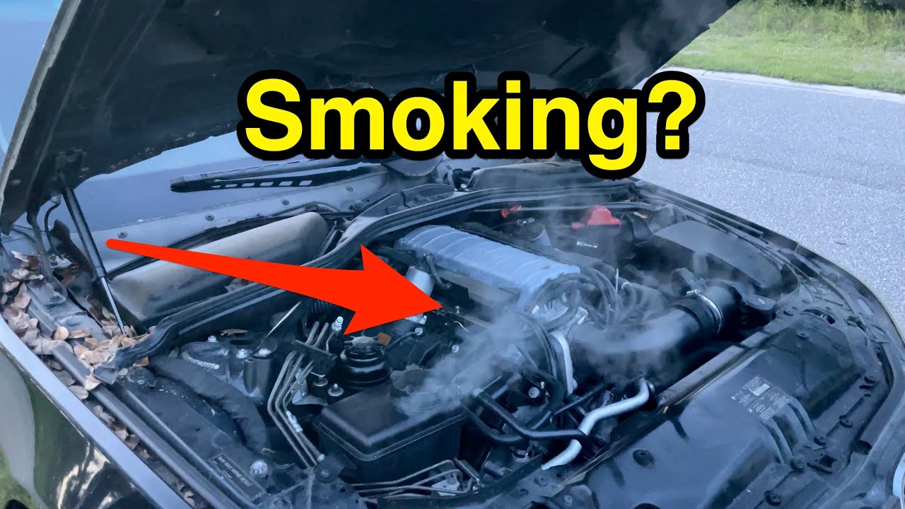 Coolant Leak Smoke under Hood