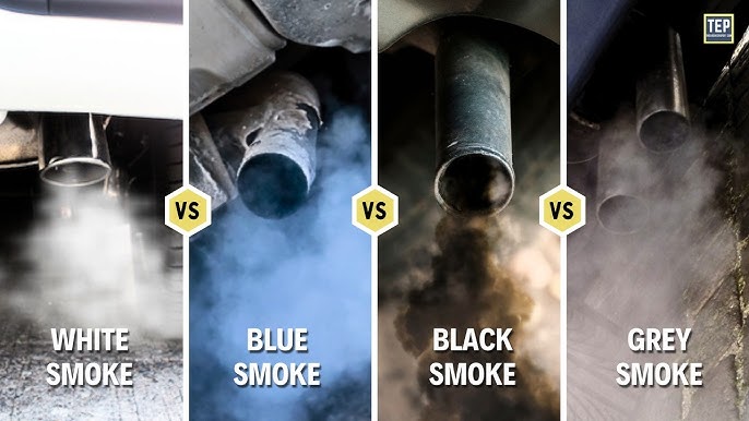 Grey Smoke from Diesel Exhaust When Accelerating