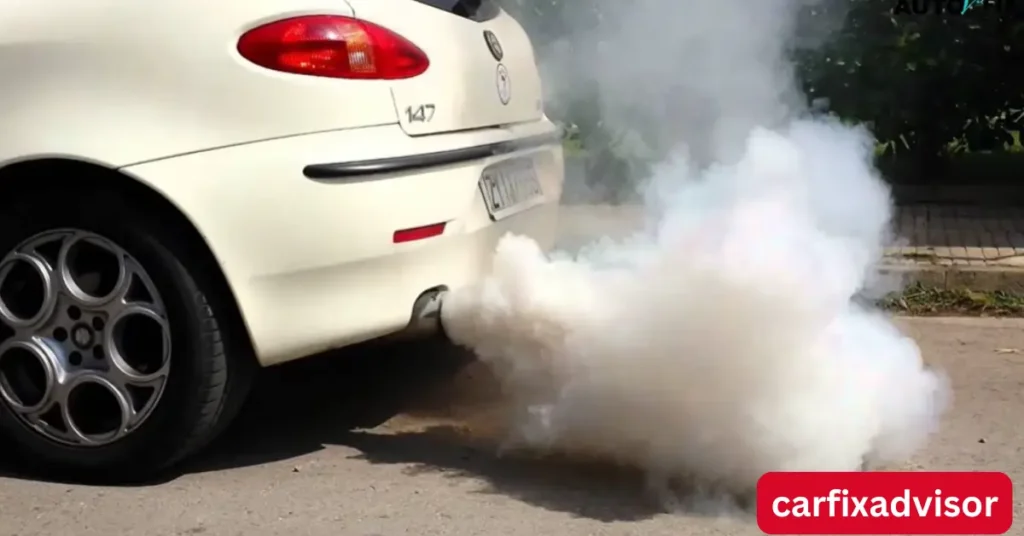 White Smoke From Exhaust When Accelerating But Not Overheating